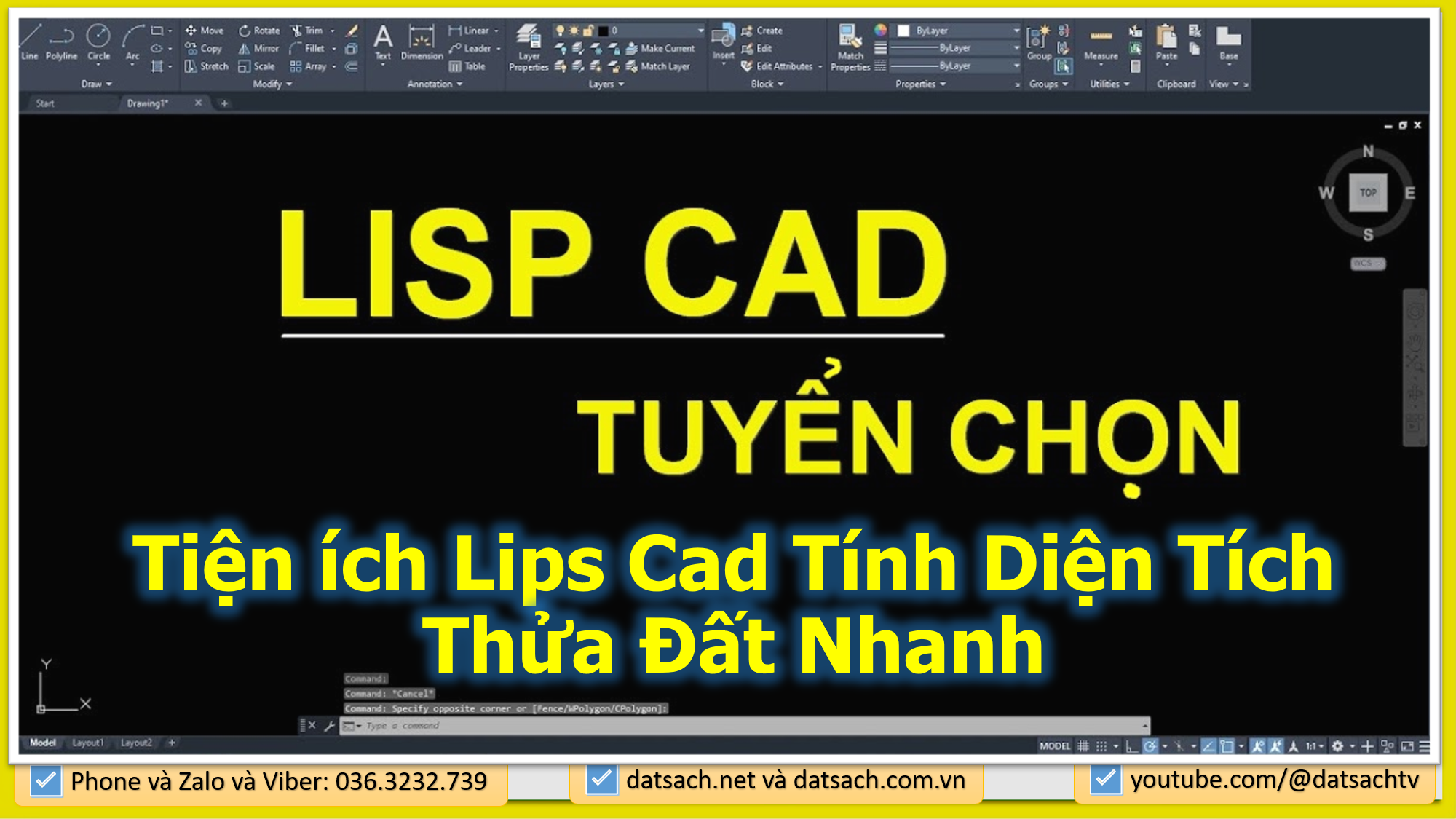 Tiện ích Lips Cad Tính Diện Tích Thửa Đất Nhanh trong AutoCAD cực đơn giản