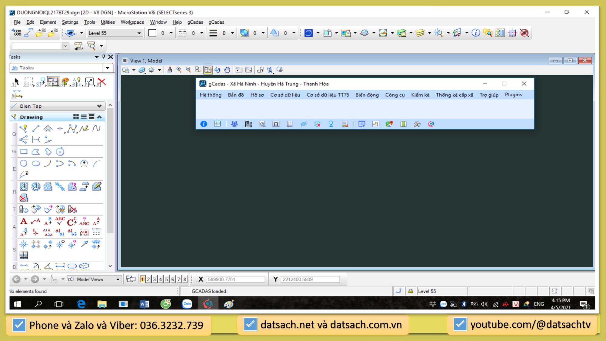 Biên Tập Bản Đồ, Xuất Hồ Sơ Trích Đo GPMB gCadas