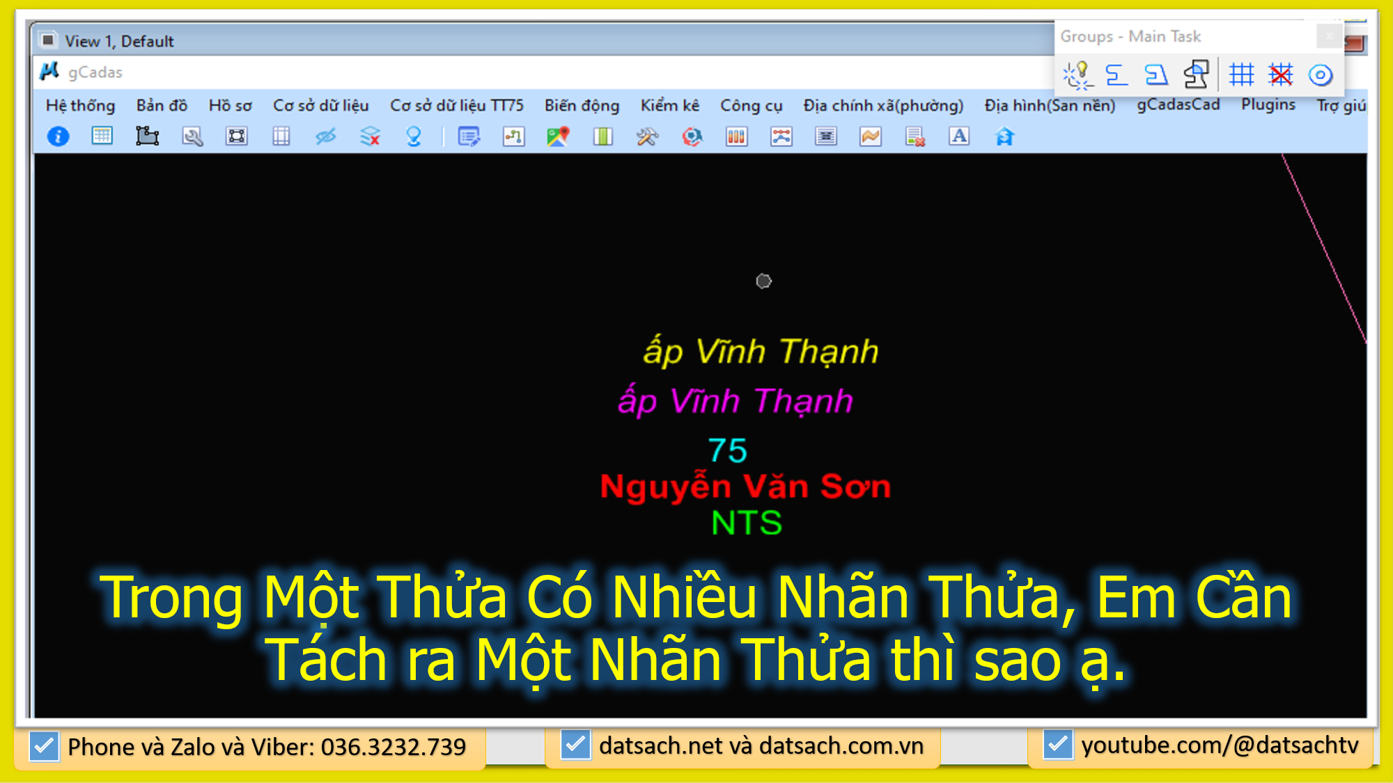 Trong Một Thửa Có Nhiều Nhãn Thửa, Em Cần Tách ra Một Nhãn Thửa thì sao ạ 1 Trong Một Thửa Có Nhiều Nhãn Thửa, Em Cần Tách ra Một Nhãn Thửa thì sao ạ