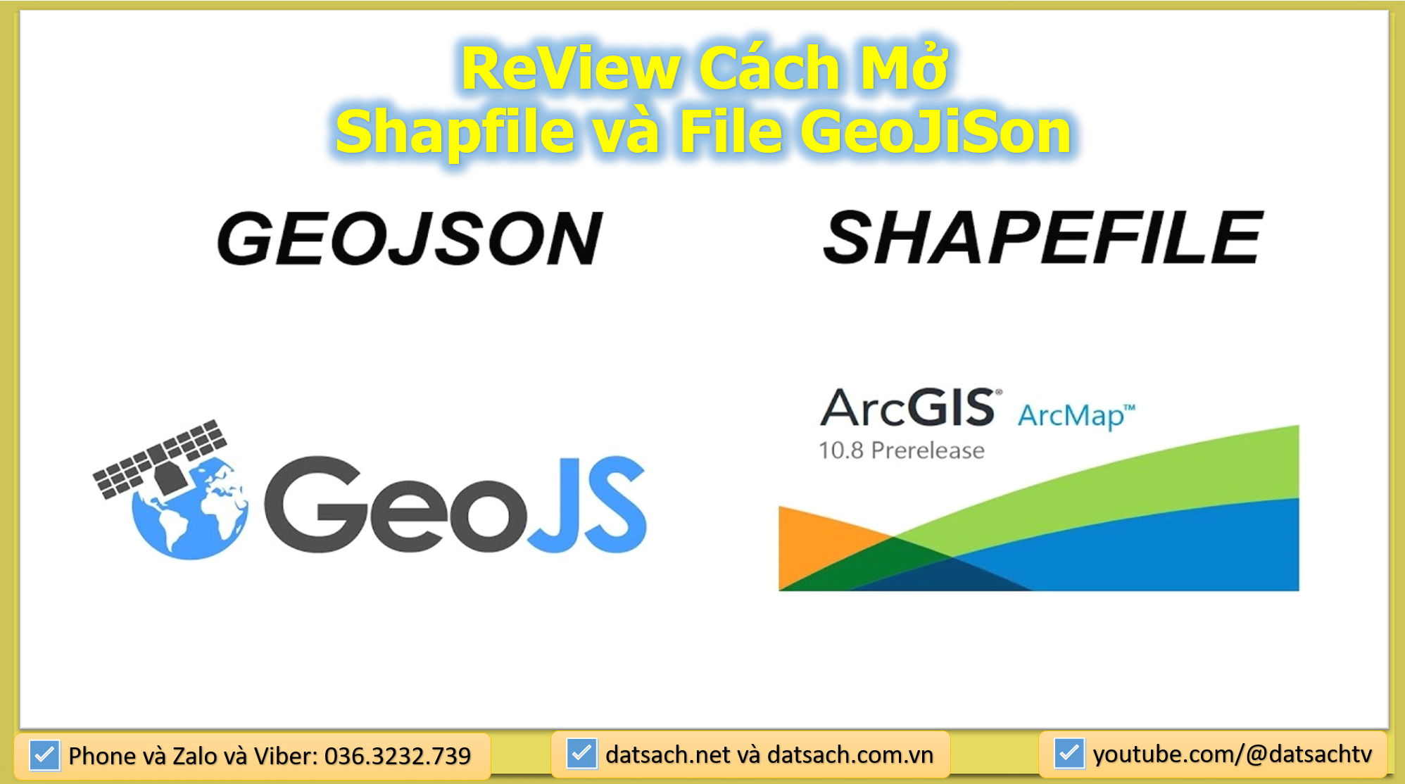 ReView Cách Mở Shapfile và File GeoJiSon trong Data đã có sẳn