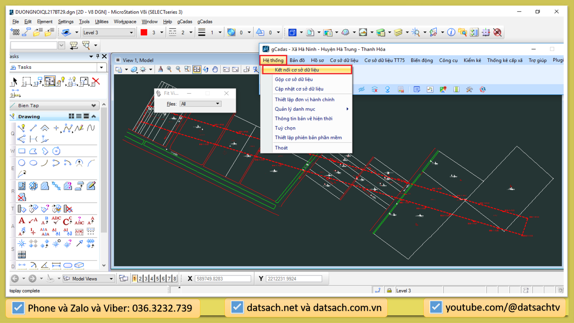 Biên Tập Bản Đồ, Xuất Hồ Sơ Trích Đo GPMB gCadas