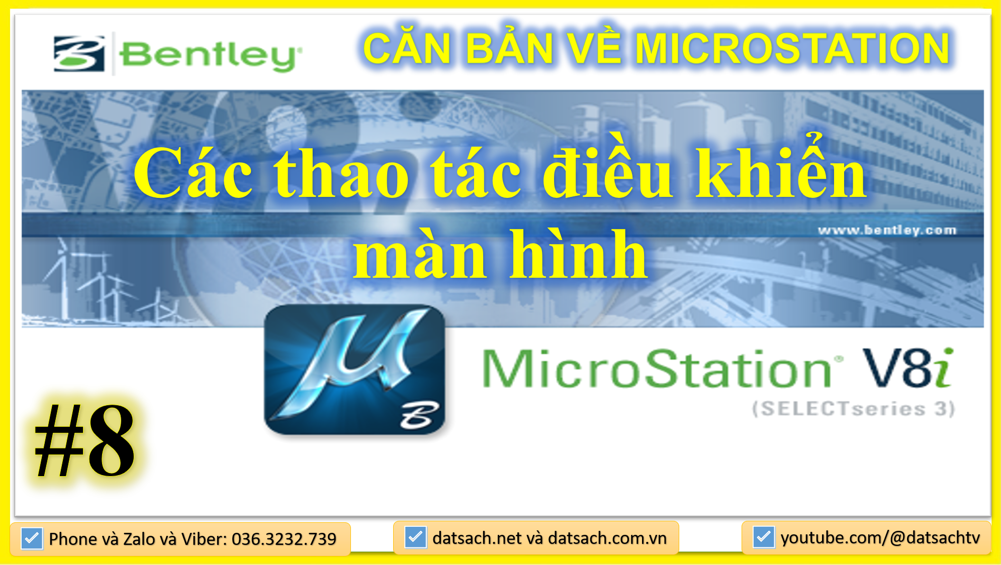 🎯 I.8. CĂN BẢN VỀ MICROSTATION_Các thao tác điều khiển màn hình trong Microtation