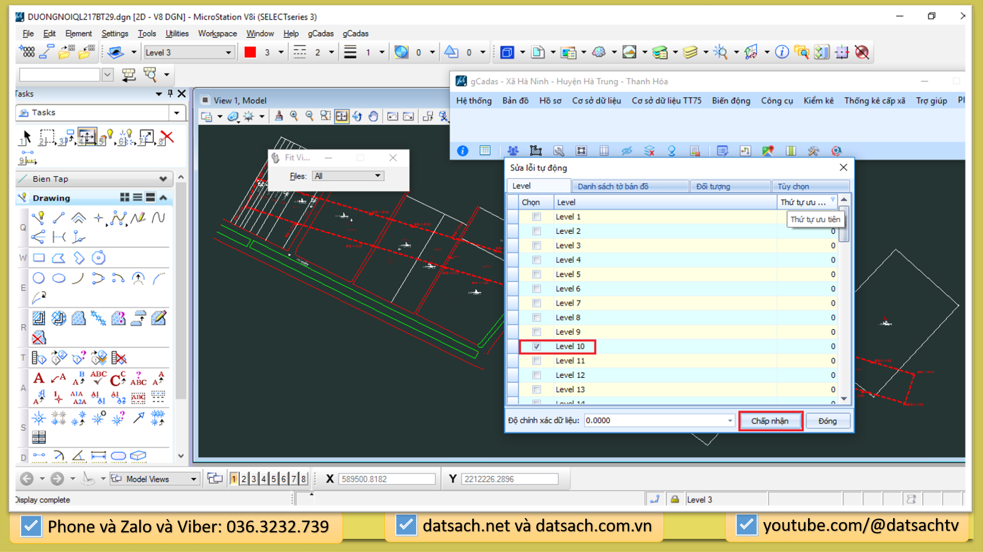 Biên Tập Bản Đồ, Xuất Hồ Sơ Trích Đo GPMB gCadas