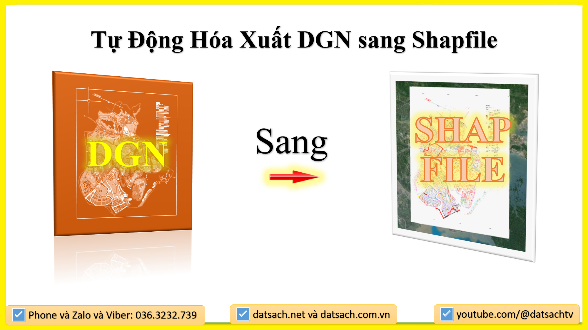 Tự Động Hóa Xuất DGN sang Shapfile