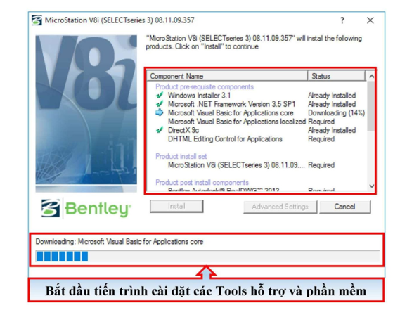 Hướng dẫn cài đặt phần mềm Microsation V8i bằng hình ảnh