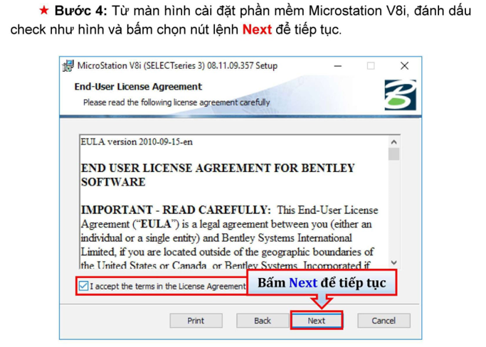 Hướng dẫn cài đặt phần mềm Microsation V8i bằng hình ảnh 5 Hướng dẫn cài đặt phần mềm Microsation V8i bằng hình ảnh