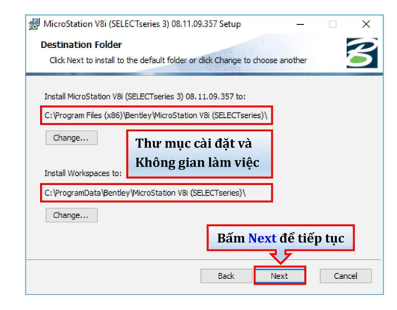Hướng dẫn cài đặt phần mềm Microsation V8i bằng hình ảnh 6 Hướng dẫn cài đặt phần mềm Microsation V8i bằng hình ảnh