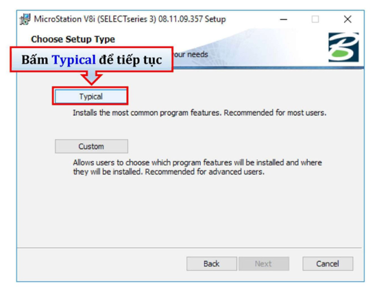 Hướng dẫn cài đặt phần mềm Microsation V8i bằng hình ảnh 8 Hướng dẫn cài đặt phần mềm Microsation V8i bằng hình ảnh