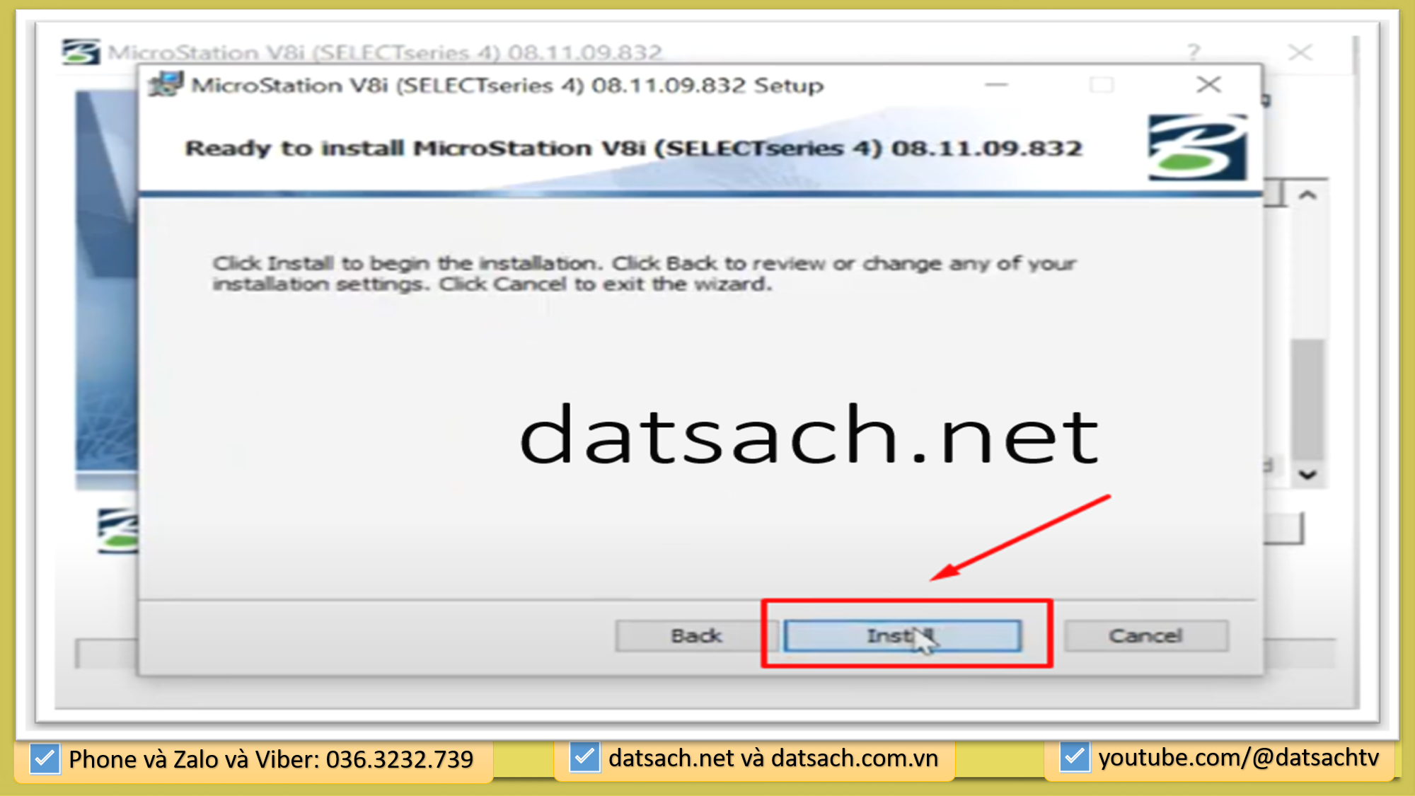 Hướng dẫn cài đặt MicroSation V8i_SS3_V8i SS3 8.11.09.357 và Bộ Cài Đặt Đầy Đủ font chữ, VN2000 11 Hướng dẫn cài đặt MicroSation V8i_SS3_V8i SS3 8.11.09.357 và Bộ Cài Đặt Đầy Đủ font chữ, VN2000