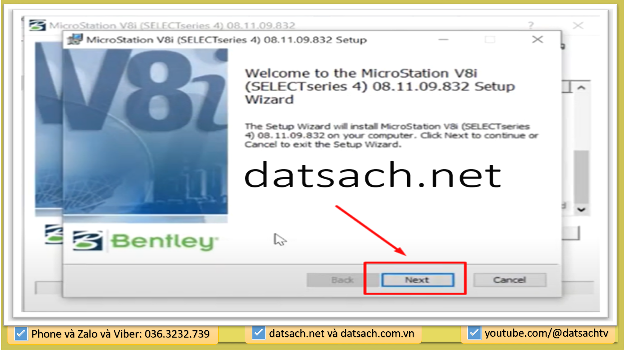 Hướng dẫn cài đặt MicroSation V8i_SS3_V8i SS3 8.11.09.357 và Bộ Cài Đặt Đầy Đủ font chữ, VN2000 6 Hướng dẫn cài đặt MicroSation V8i_SS3_V8i SS3 8.11.09.357 và Bộ Cài Đặt Đầy Đủ font chữ, VN2000