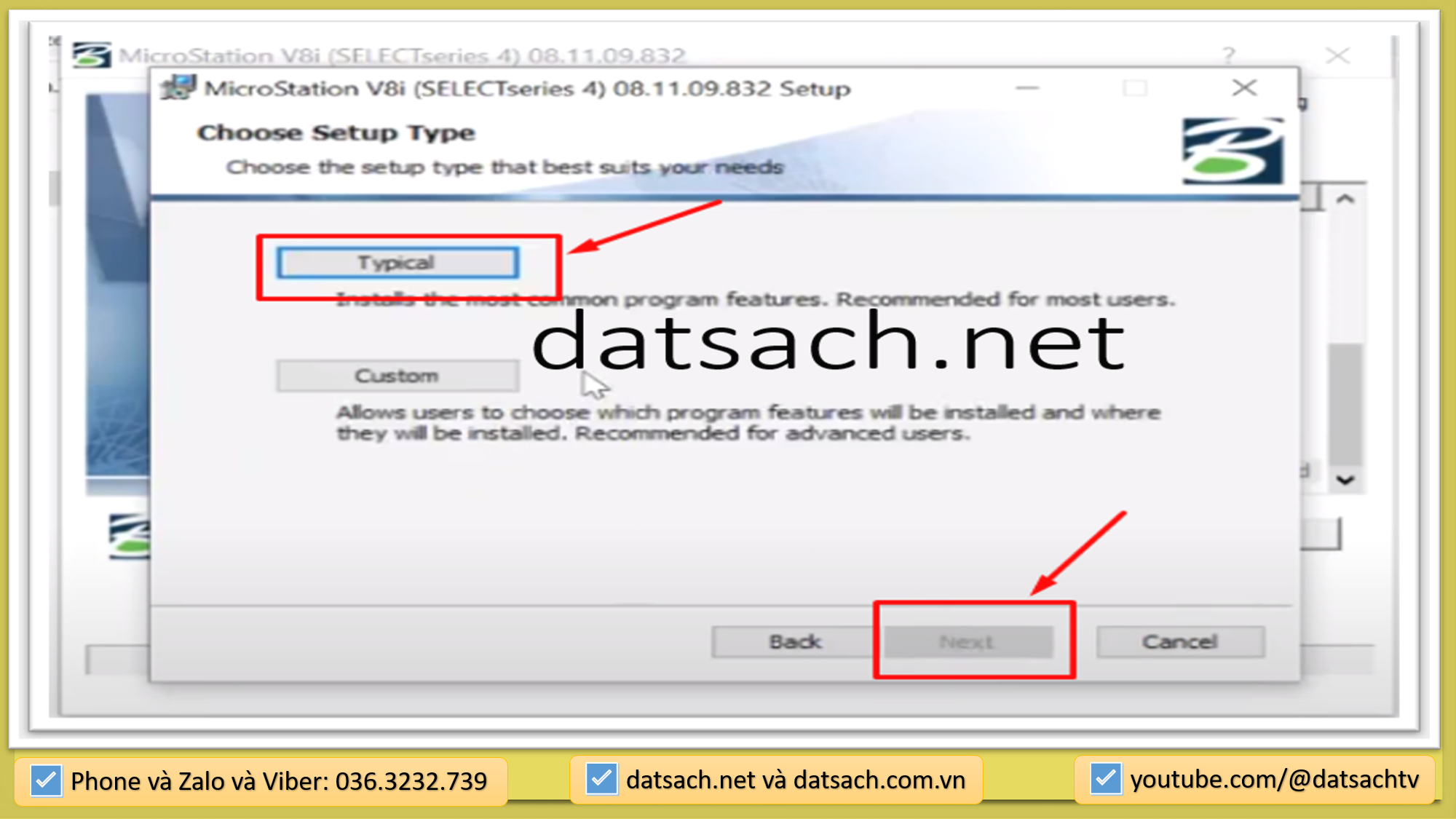 Hướng dẫn cài đặt MicroSation V8i_SS3_V8i SS3 8.11.09.357 và Bộ Cài Đặt Đầy Đủ font chữ, VN2000 10 Hướng dẫn cài đặt MicroSation V8i_SS3_V8i SS3 8.11.09.357 và Bộ Cài Đặt Đầy Đủ font chữ, VN2000
