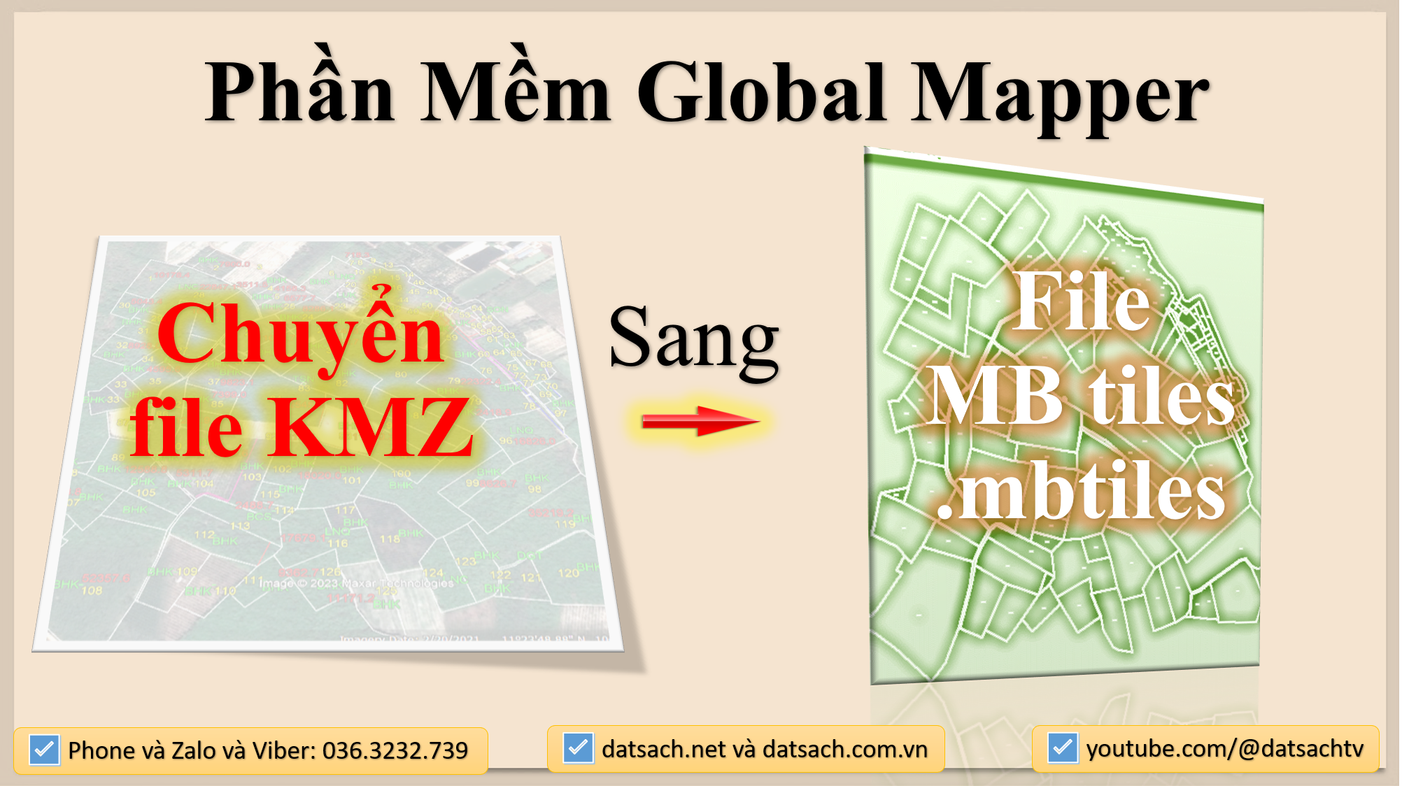 Chuyển file KMZ sang MB tiles .mbtiles để xem trên Điện Thoại.
