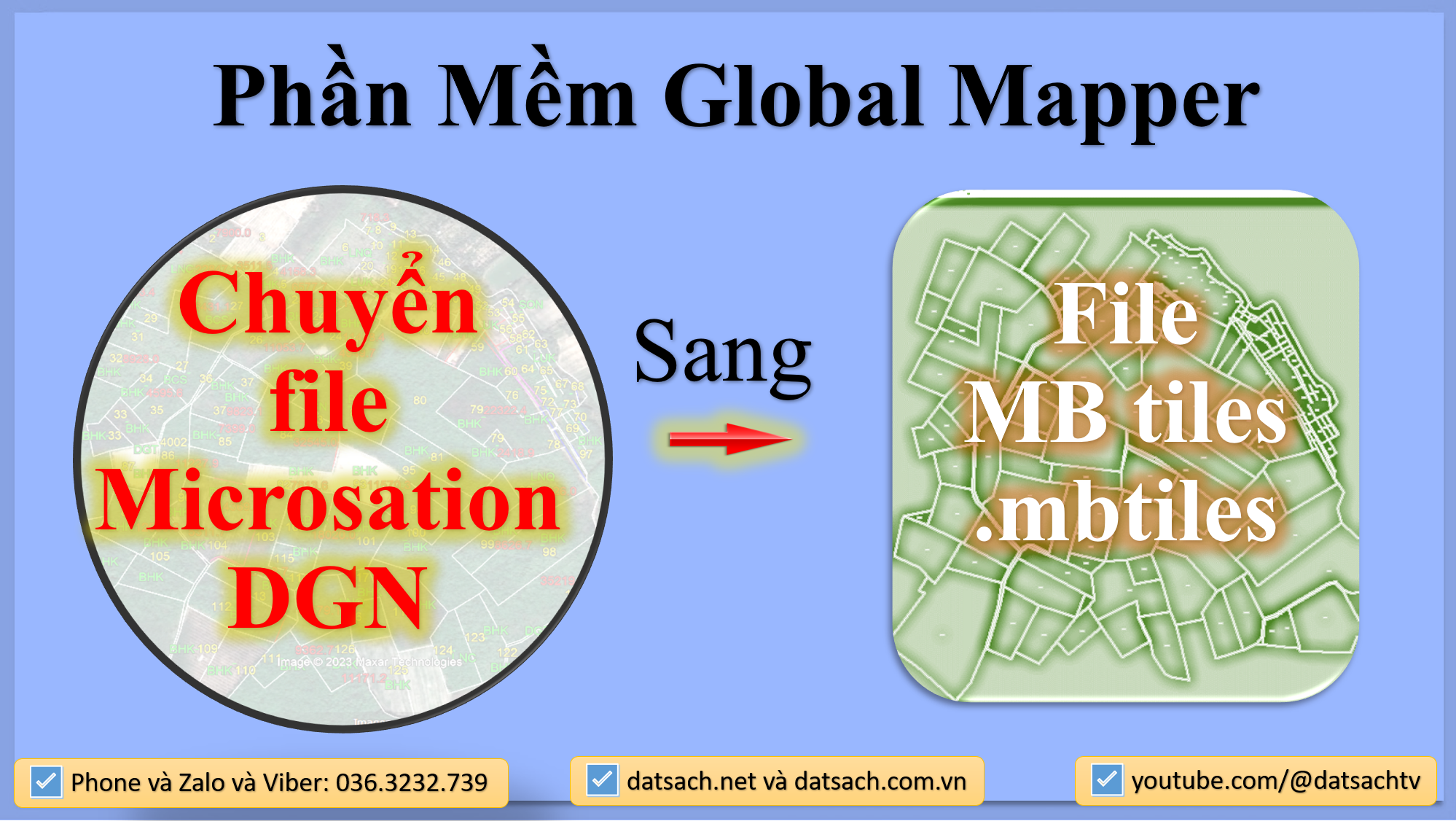 Chuyển file Microsation DGN sang MB tiles .mbtiles để xem trên Điện Thoại.