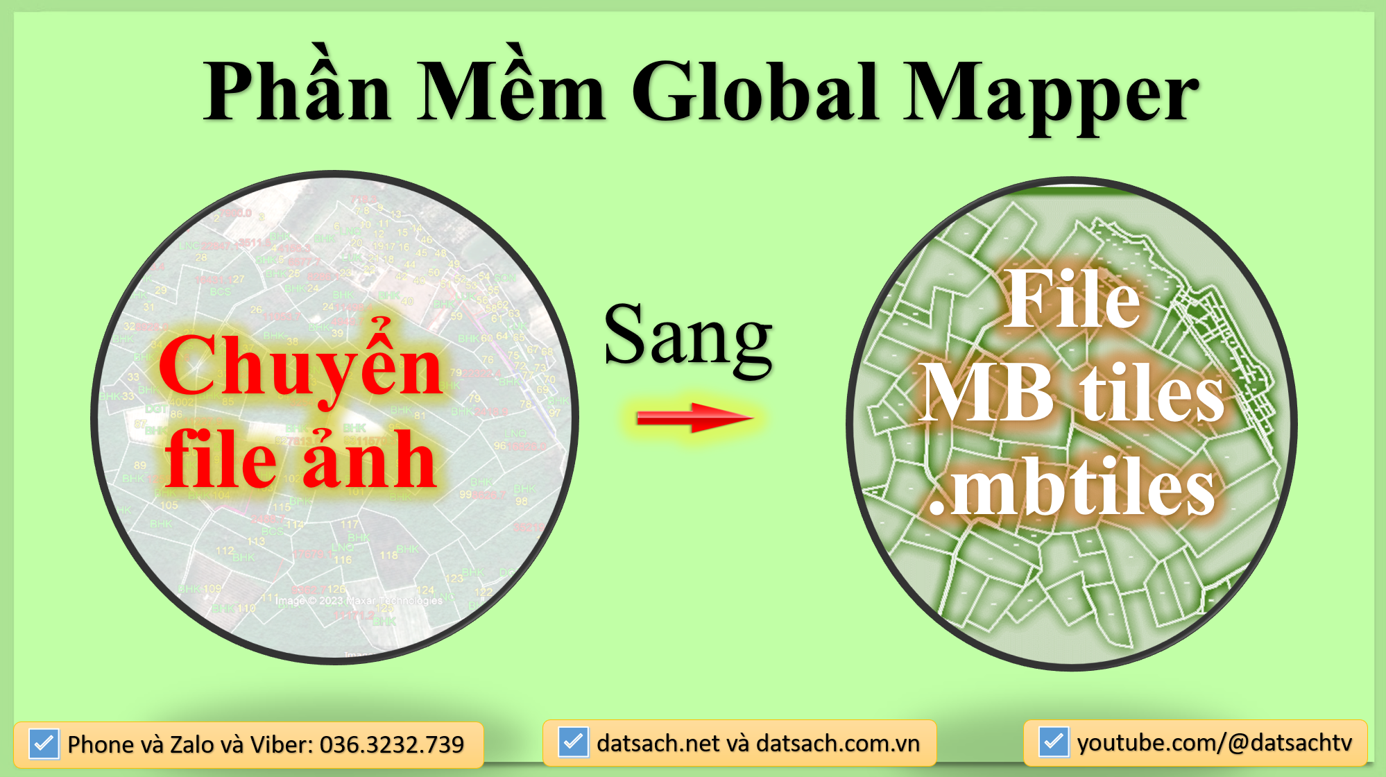 Chuyển file Ảnh .Tif sang MB tiles .mbtiles để xem trên Điện Thoại