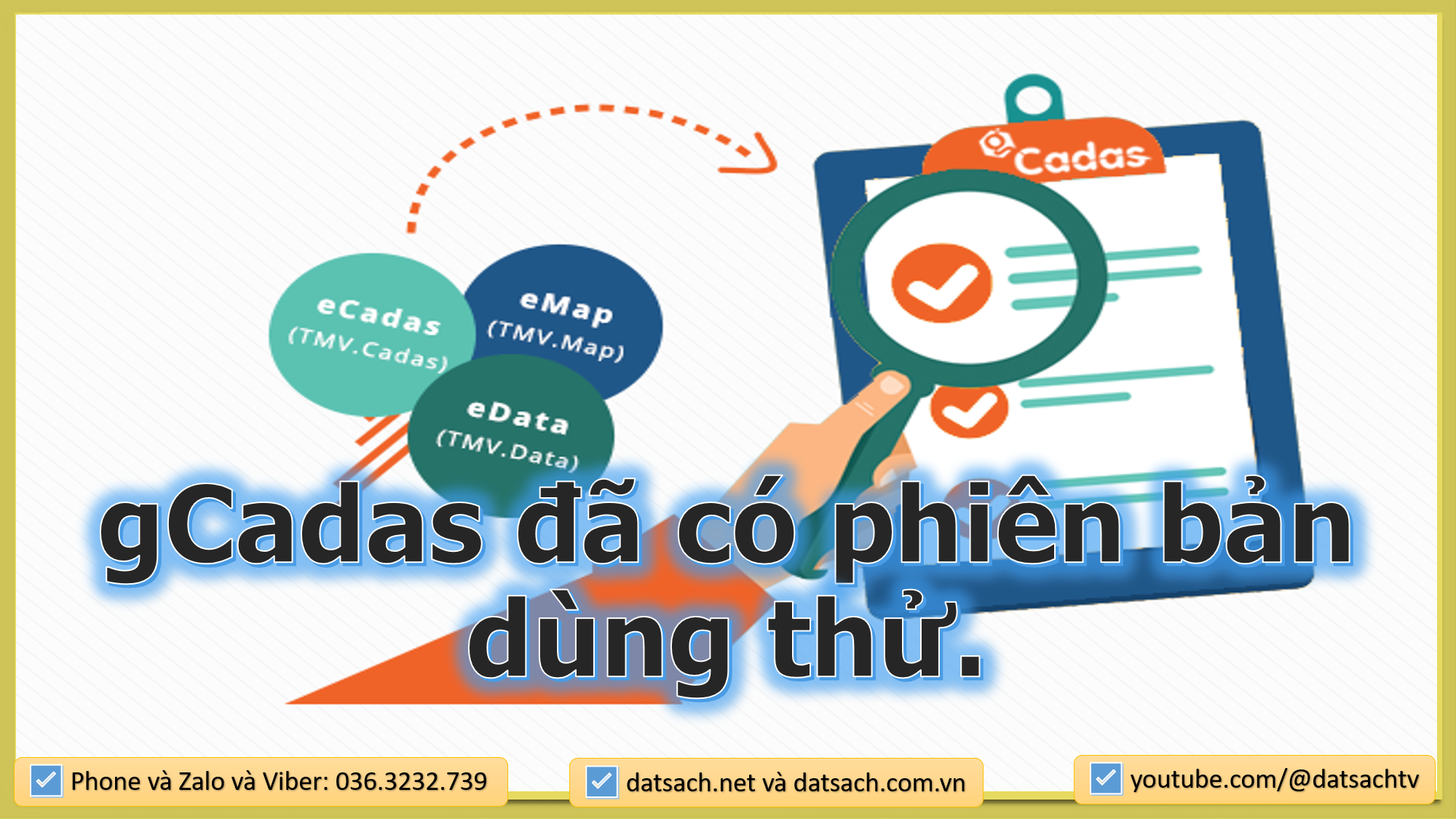 gCadas đã có phiên bản dùng thử.