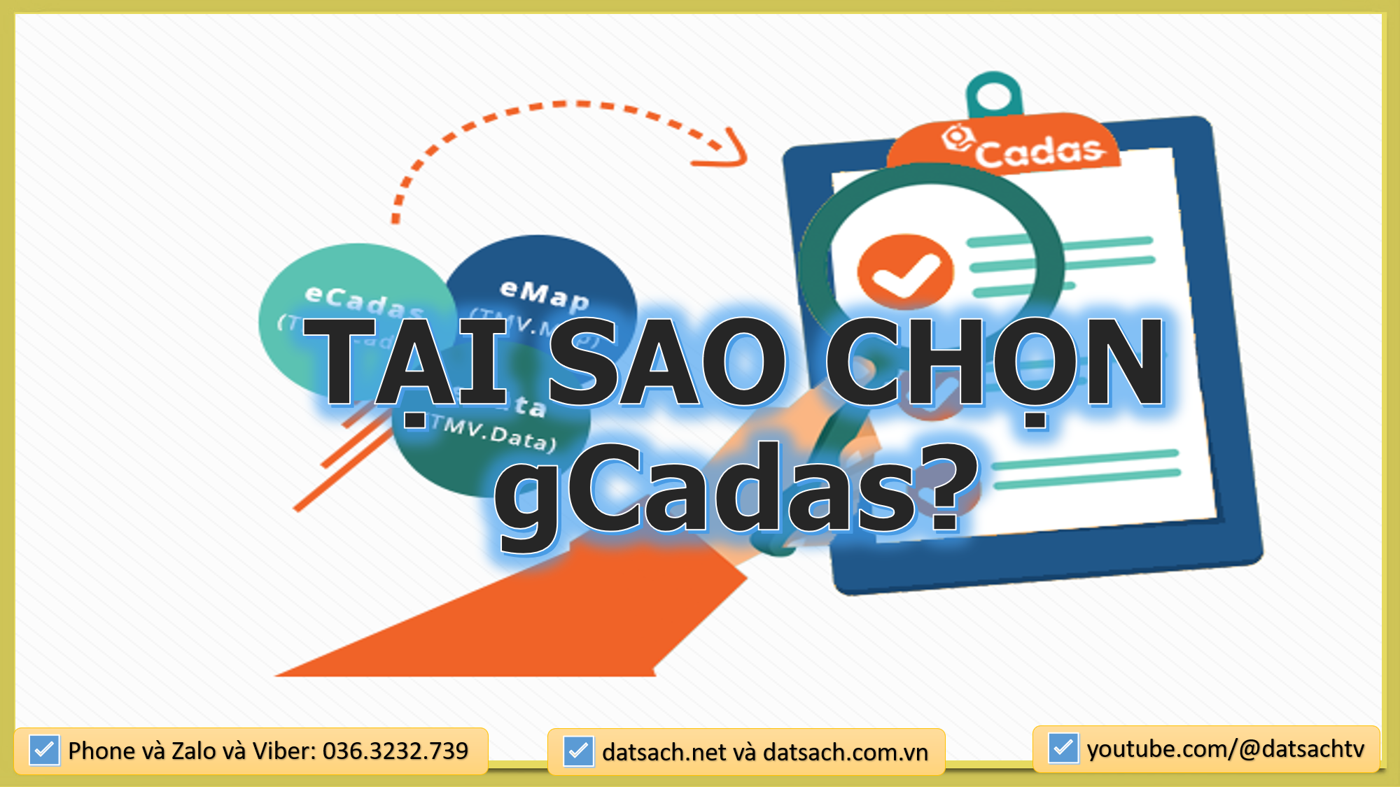 TẠI SAO CHỌN gCadas?