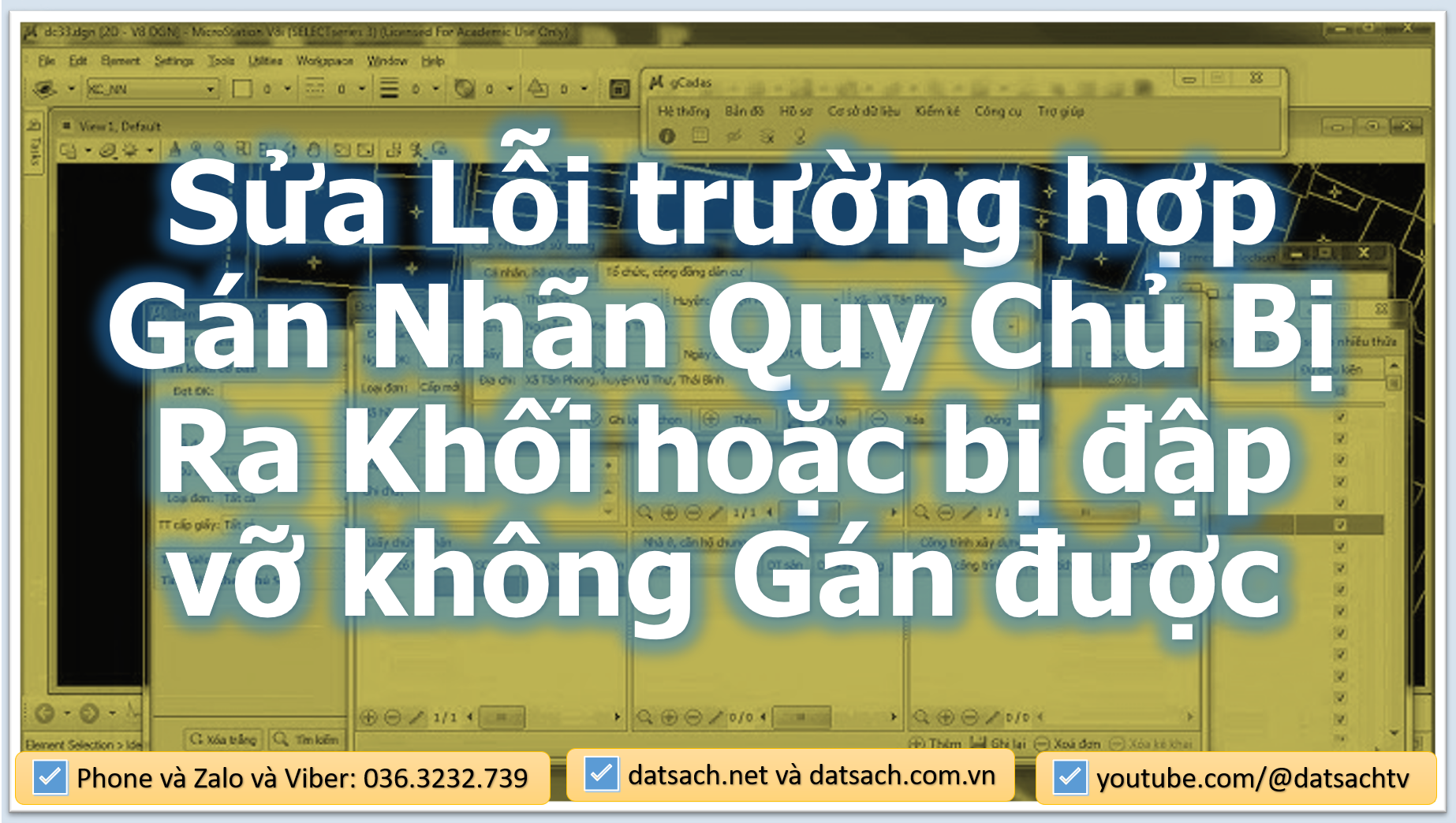 Sửa Lỗi trường hợp Gán Nhãn Quy Chủ Bị Ra Khối hoặc bị đập vỡ không Gán được