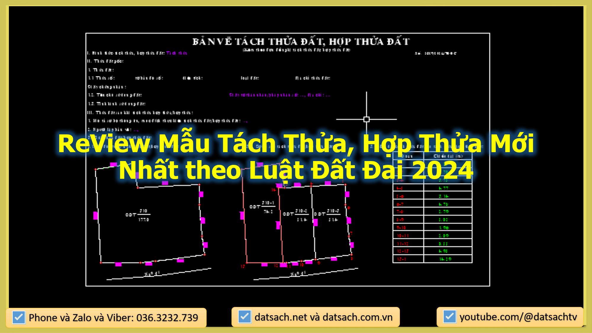 ReView Mẫu Tách Thửa, Hợp Thửa Mới Nhất theo Luật Đất Đai 2024