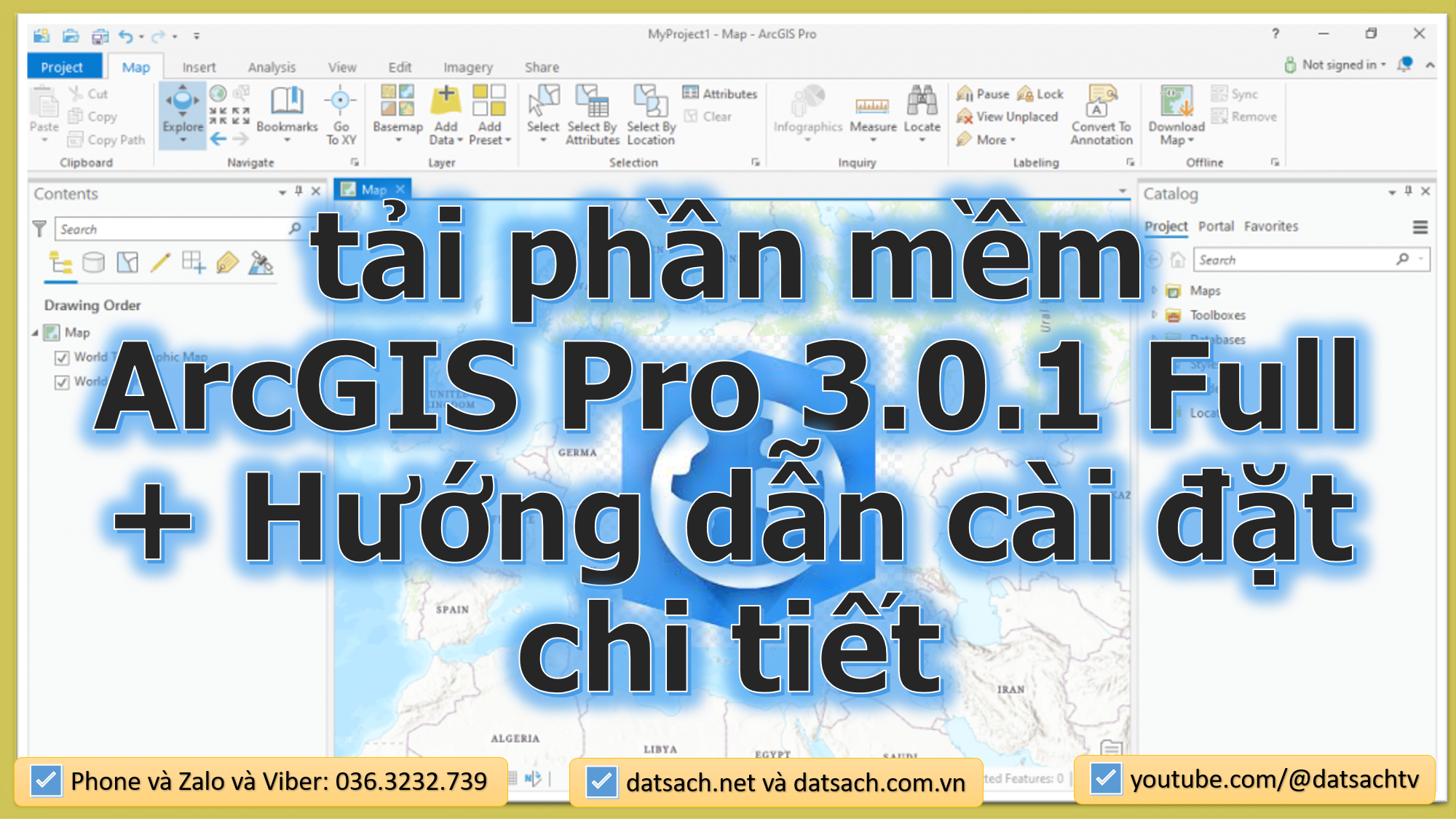 tải phần mềm ArcGIS Pro 3.0.1 Full + Hướng dẫn cài đặt chi tiết