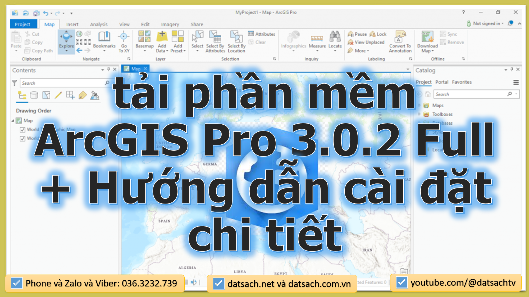 tải phần mềm ArcGIS Pro 3.0.2 Full + Hướng dẫn cài đặt chi tiết
