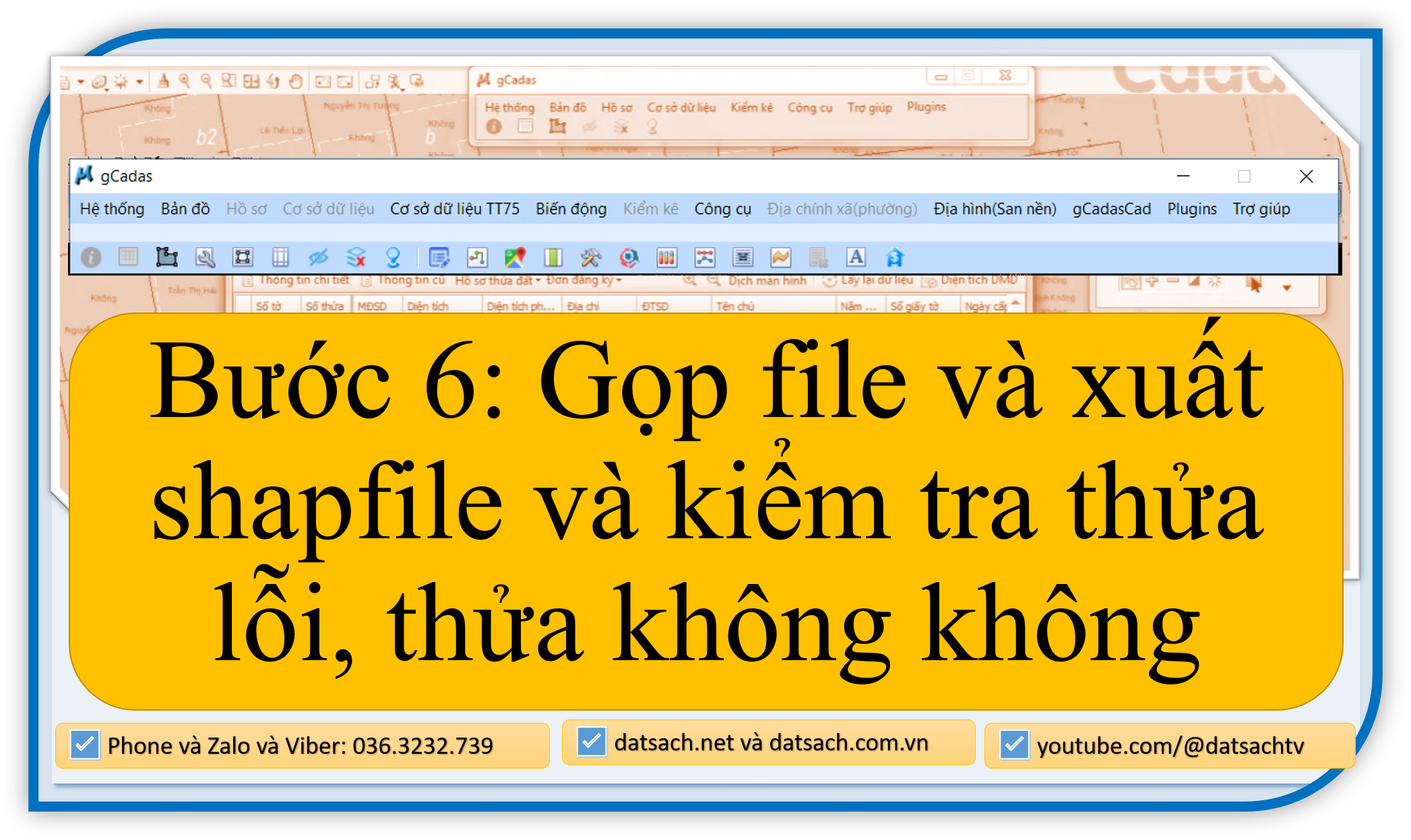 Quy Trình Chuyển DWG AutoCad sang Shapfile bằng gCadas