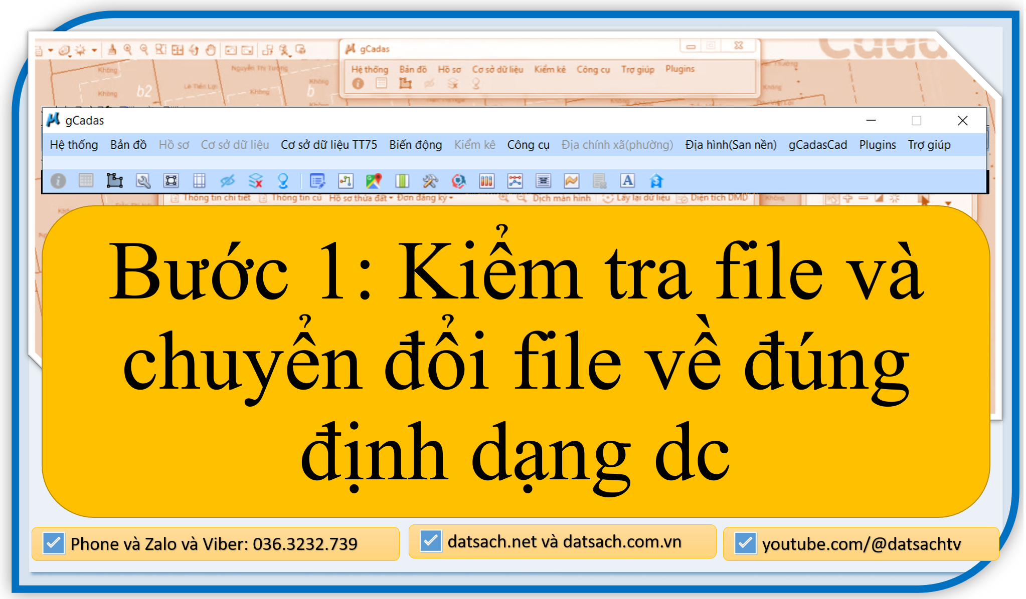 Quy Trình Chuyển DWG AutoCad sang Shapfile bằng gCadas