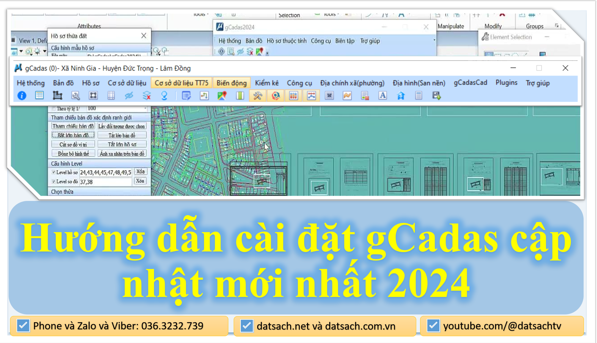 Hướng dẫn cài đặt gCadas 2024 cập nhật Cho phần mềm Microstaion v8i