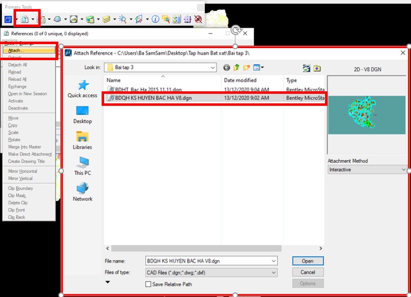 Hướng dẫn sử dụng và thực hành phần mềm Microsation v8i cho học viên 119 Hướng dẫn sử dụng và thực hành phần mềm Microsation v8i cho học viên