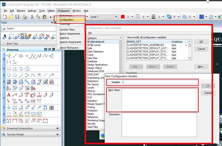 Hướng dẫn sử dụng và thực hành phần mềm Microsation v8i cho học viên 120 Hướng dẫn sử dụng và thực hành phần mềm Microsation v8i cho học viên