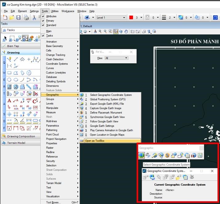 Hướng dẫn sử dụng và thực hành phần mềm Microsation v8i cho học viên 121 Hướng dẫn sử dụng và thực hành phần mềm Microsation v8i cho học viên
