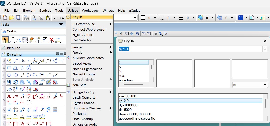 Hướng dẫn sử dụng và thực hành phần mềm Microsation v8i cho học viên 124 Hướng dẫn sử dụng và thực hành phần mềm Microsation v8i cho học viên