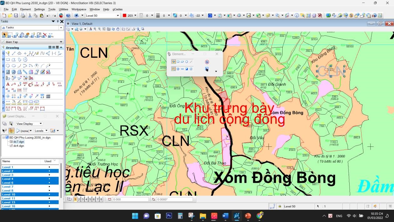 Hướng dẫn sử dụng và thực hành phần mềm Microsation v8i cho học viên 144 Hướng dẫn sử dụng và thực hành phần mềm Microsation v8i cho học viên