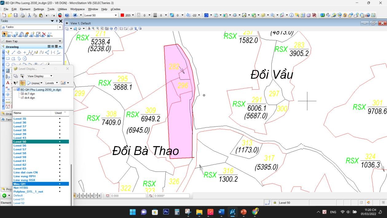 Hướng dẫn sử dụng và thực hành phần mềm Microsation v8i cho học viên 146 Hướng dẫn sử dụng và thực hành phần mềm Microsation v8i cho học viên