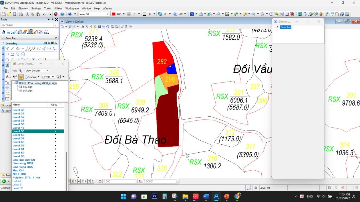 Hướng dẫn sử dụng và thực hành phần mềm Microsation v8i cho học viên 150 Hướng dẫn sử dụng và thực hành phần mềm Microsation v8i cho học viên