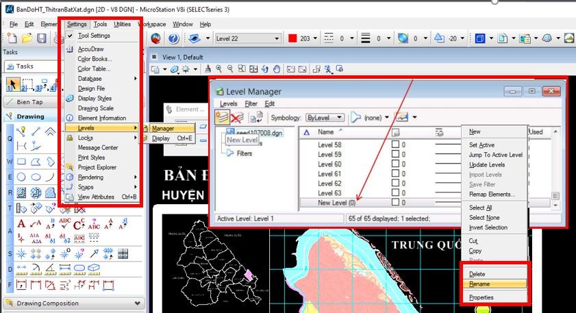 Hướng dẫn sử dụng và thực hành phần mềm Microsation v8i cho học viên 20 Hướng dẫn sử dụng và thực hành phần mềm Microsation v8i cho học viên