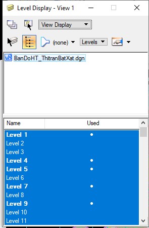 Hướng dẫn sử dụng và thực hành phần mềm Microsation v8i cho học viên 22 Hướng dẫn sử dụng và thực hành phần mềm Microsation v8i cho học viên