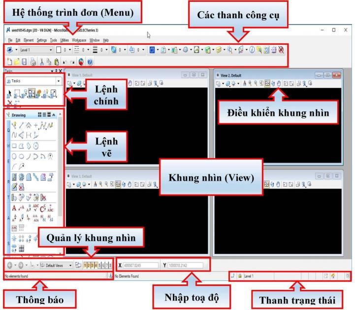 Hướng dẫn sử dụng và thực hành phần mềm Microsation v8i cho học viên 7 Hướng dẫn sử dụng và thực hành phần mềm Microsation v8i cho học viên