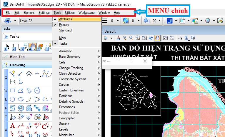 Hướng dẫn sử dụng và thực hành phần mềm Microsation v8i cho học viên 8 Hướng dẫn sử dụng và thực hành phần mềm Microsation v8i cho học viên