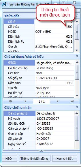 gCadas – phần mềm hỗ trợ việc trích lục thửa đất, hoàn thiện hồ sơ phục vụ Địa chính xã VPDK Cấp Huyện và Thống kê - kiểm kê đất đai