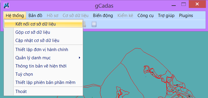 gCadas – phần mềm hỗ trợ việc trích lục thửa đất, hoàn thiện hồ sơ phục vụ Địa chính xã VPDK Cấp Huyện và Thống kê - kiểm kê đất đai