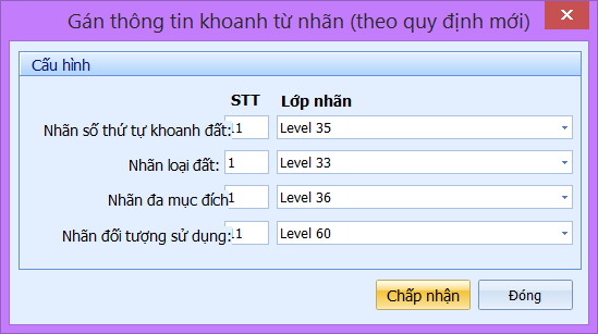gCadas – phần mềm hỗ trợ việc trích lục thửa đất, hoàn thiện hồ sơ phục vụ Địa chính xã VPDK Cấp Huyện và Thống kê - kiểm kê đất đai