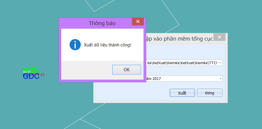 gCadas – phần mềm hỗ trợ việc trích lục thửa đất, hoàn thiện hồ sơ phục vụ Địa chính xã VPDK Cấp Huyện và Thống kê - kiểm kê đất đai
