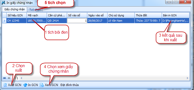 gCadas – phần mềm hỗ trợ việc trích lục thửa đất, hoàn thiện hồ sơ phục vụ Địa chính xã VPDK Cấp Huyện và Thống kê - kiểm kê đất đai