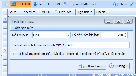 gCadas – phần mềm hỗ trợ thành lập BĐĐC, đăng ký cấp GCNQSDĐ, xây dựng CSDL địa chính và Thống kê - kiểm kê đất đai.