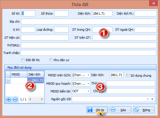gCadas – phần mềm hỗ trợ thành lập BĐĐC, đăng ký cấp GCNQSDĐ, xây dựng CSDL địa chính và Thống kê - kiểm kê đất đai.