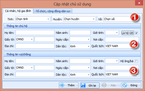 gCadas – phần mềm hỗ trợ thành lập BĐĐC, đăng ký cấp GCNQSDĐ, xây dựng CSDL địa chính và Thống kê - kiểm kê đất đai.