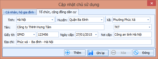 gCadas – phần mềm hỗ trợ thành lập BĐĐC, đăng ký cấp GCNQSDĐ, xây dựng CSDL địa chính và Thống kê - kiểm kê đất đai.