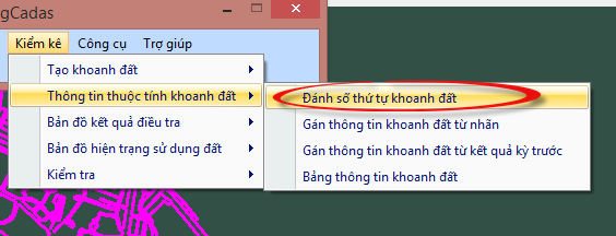gCadas – phần mềm hỗ trợ thành lập BĐĐC, đăng ký cấp GCNQSDĐ, xây dựng CSDL địa chính và Thống kê - kiểm kê đất đai.