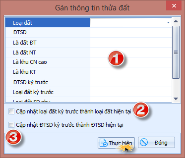 gCadas – phần mềm hỗ trợ thành lập BĐĐC, đăng ký cấp GCNQSDĐ, xây dựng CSDL địa chính và Thống kê - kiểm kê đất đai.