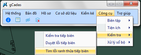 gCadas – phần mềm hỗ trợ thành lập BĐĐC, đăng ký cấp GCNQSDĐ, xây dựng CSDL địa chính và Thống kê - kiểm kê đất đai.